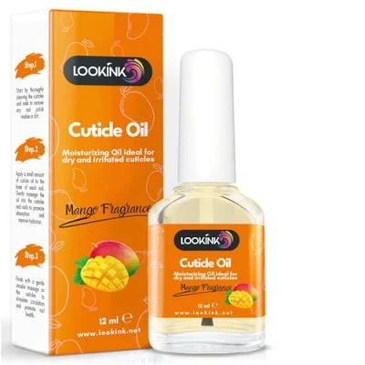 Bild av Nagelbandsolja Professionell, 12 ml, kokosdoft. Återfuktar och närar nagelbanden för perfekta händer fötter. Mjukgörande, idealisk professionell användning. (MANGO)