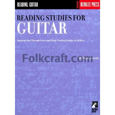 Bild av William leavitt : reading Studies for guitar recueil solo: Positions One Through Seven and Multi Position in All Keys
