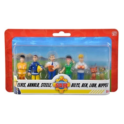 Bild av Simba 109252538 brandman Sam figurset, 6 stycken, sorterade i 2, endast en version, 57 cm spelfigurer, från 3 år