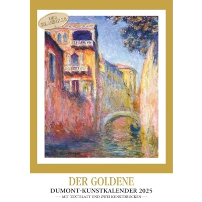 Bild av Kunstkalender 2025 Der Goldene DUMONT Wandkalender Hochformat A3 29,7 x 42 cm