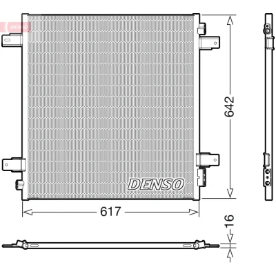 Bild av Kondensor, klimatanläggning DENSO DCN46027