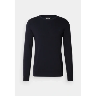 Bild av Scotch &amp; Soda CORE Crewneck Stickad tröja, Storlek: Large, Grey melange