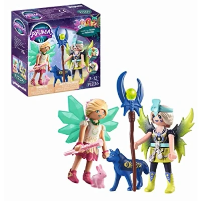 Bild av Playmobil Adventures OF Ayuma Crystal AND MOON Fairy WITH TOTE Minileksaker för barn, Storlek: One Size, Multi coloured