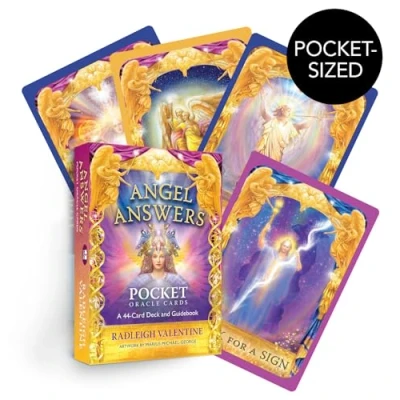 Bild av Angel Answers Pocket Oracle Cards: A 44 Card Deck and Guidebook