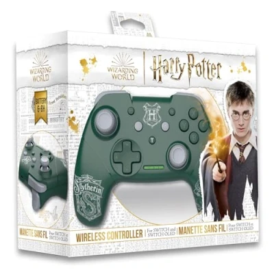 Bild av Trade Invaders Harry Potter Slytherin Green Wireless Controller Nintendo Switch