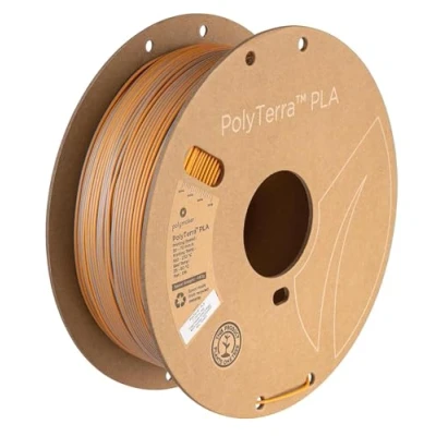 Bild av Polymaker Polyterra PLA Dual Color 1.75mm 1kg Foggy Orange (Grey Orange)