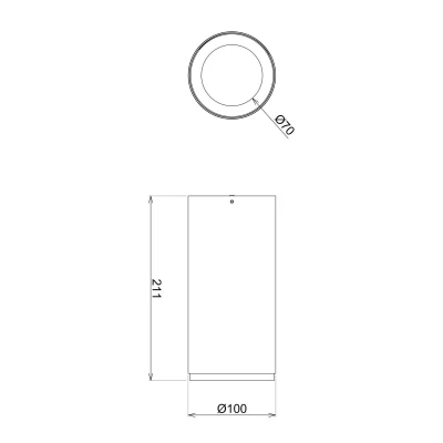 Bild av Deko Light LED downlight för utanpåliggande montering Lucea 30 W svart