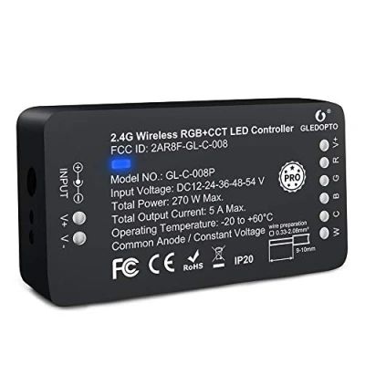 Bild av ZigBee Controller PRO version 3.0 RGBCCT LED remskontroll Smart APP röststyrning kompatibel med SmartThings RF fjärrkontroll (RGBCCT version)