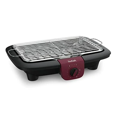 Bild av Tefal Easygrill Justerbar BG90E5 Bordsgrill, Svart, Vinröd, 47.7 x 36.7 12.5 cm
