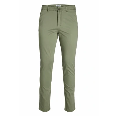 Bild av JACK &amp; JONES herr chinos byxor Jpstmarco Jjbowie Sa Noos, Djupt ljus grön, 34W / 34L