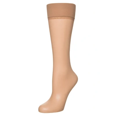 Bild av Falke Shelina 12 Denier Ultratransparent Shiny Knästrumpor, Storlek: 39 42, Powder
