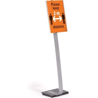 Bild av Durable 481323 Golvskylt INFO SIGN A3, silver