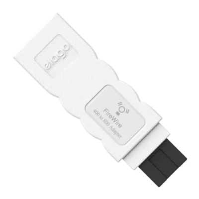 Bild av elago FireWire 400 till 800 adapter kompatibel med Mac Pro, MacBook Mini, iMac och andra datorer vit