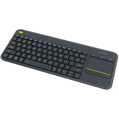 Bild av Logitech K400 Plus Ergonomic Wireless Touch Tangentbord Spanska Svart
