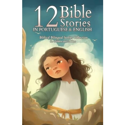 Bild av 12 Portuguese Bible Stories for Kids: Short Story Books in and English Ages 3+ Biblical Bilingual about Jesus Children Toddlers