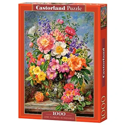 Bild av Castorland C 103904 2 June blommor i radiance, 1000 bitar pussel färgglada