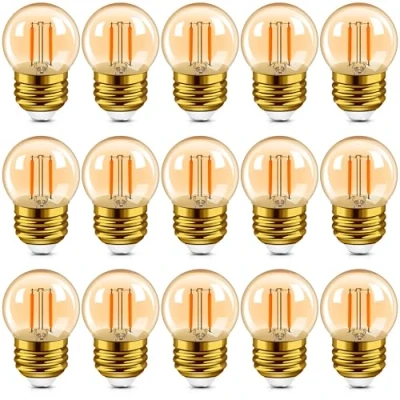 Bild av Hcnew G40 LED retro Edison glödlampa mini globe 1 W (E27, 15 pack)
