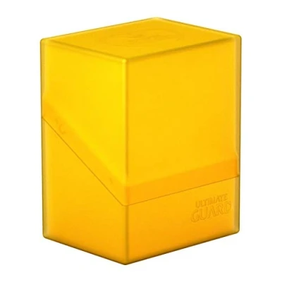 Bild av Ultimate Guard UGD010682 Boulder Deck Case 80 standardstorlek kortlåda, inget mönster, bärnsten