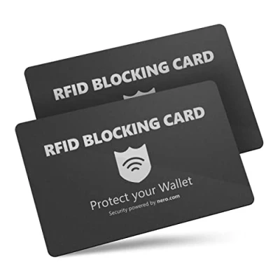 Bild av Nero RFID Blockeringskort NFC Skydd mot datastöld kreditkort för plånbok, bankkort, ID kort, pass (2)