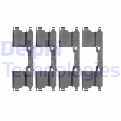 Bild av DELPHI LX0502 Kit d&#039;accessoires, plaquette de frein à disque MERCEDES BENZ: Vito Mixto, Viano, Sprinter 3.5 T Van, CITROËN: Jumpy III Van