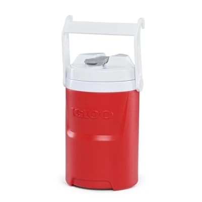 Bild av IGLOO Laguna dryckesdispenser 1/2 gallon, kylbox för dryck, 1,9 l, vattenbehållare, röd dryckesbehållare