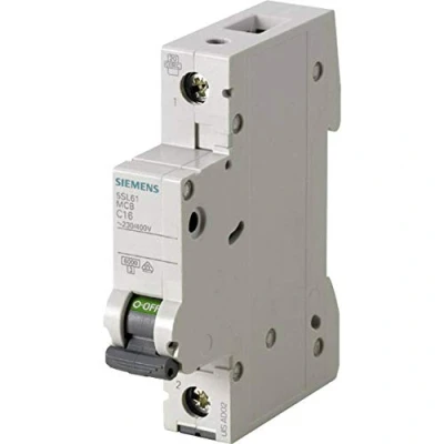 Bild av Siemens 5sl6 automatisk magnetotermico 230/400 V 6kA 1 polig C 13 A