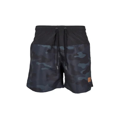 Bild av Urban Classics Block Surfshorts, Storlek: 3XL, Blk/darkcamo