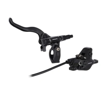 Bild av Shimano BL+BR MT400 Acera, hydrauliskt skivbromssats unisex vuxen, svart, framsida
