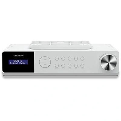 Bild av GRUNDIG DKR 1000 BT DAB+ Köksradio med Bluetooth och DAB + DAB+, Vit