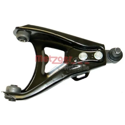 Bild av METZGER 58064402 Bras de suspension avec support en caoutchouc, rotule inférieur, Essieu avant droit barre oscillant transversal