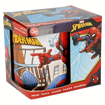 Bild av 325 ml keramisk mugg i Spider man presentförpackning