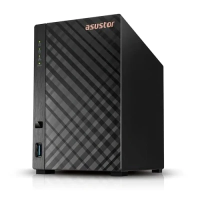 Bild av Asustor Drivestor 2 Lite AS1102TL, bay NAS hölje, nätverksminne, 1,7 GHz Quad Core, 1 GbE port, GB RAM DDR4, nätverksansluten lagring för molnminne (disklös)