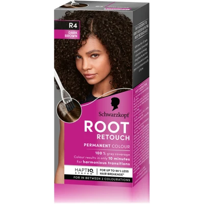 Bild av Schwarzkopf Root Retouch Permanent Color R4 Dark Brown 1 pcs