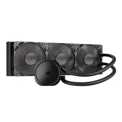 Bild av CORSAIR NAUTILUS 360 RS CPU Vätskekylare 360mm AIO Tystgående Direktanslutning för Moderkort Enkel Seriekoppling Intel LGA 1851/1700, AMD AM5/AM4 3x RS120 Fläktar Ingår Svart
