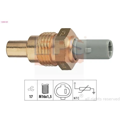 Bild av EPS 1.830.161 Sonde De Température Liquide Refroidissement Made in Italy OE Equivalent noir TOYOTA: Land Cruiser 100, RAV4 I SUV Cabriolet