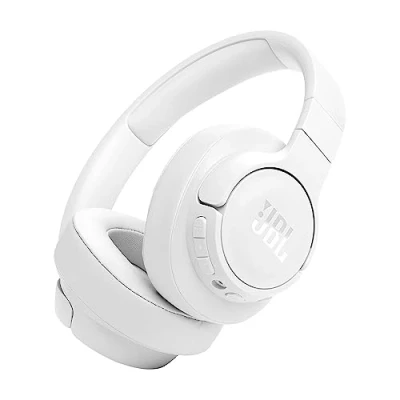 Bild av JBL Tune 770NC Trådlösa Bluetooth On ear hörlurar med adaptiv brusreducering och avtagbar ljudkabel, Pure Bass ljud, vit