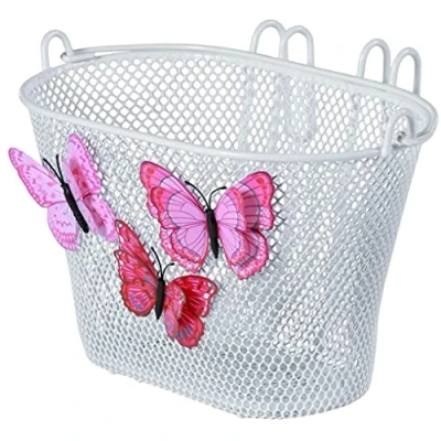 Bild av Basil Jasmin Butterfly, Framsida, Cykelkorg, Stål, Vit, 5 kg, 280 mm