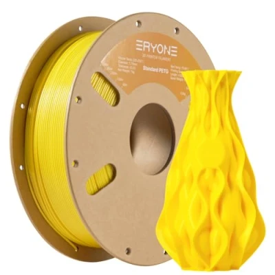 Bild av ERYONE PETG filament 1,75 mm, 3D skrivare, PETG, 0,03 1 kg/spole, gul