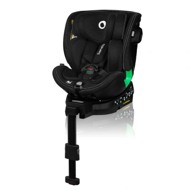 Bild av Lionelo Harmony i Size Bilbarnstol, Black Carbon Bamboo