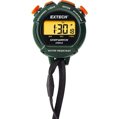 Bild av Extech STW515 stoppur/klocka med bakgrundsbelyst display