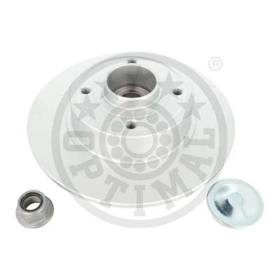Bild av OPTIMAL 702982BS1 Disque de frein 240 8 4/4 100 plein revêtu avec roulement roues intégré, capteur ABS intégré RENAULT: CLIO 3, MEGANE 2