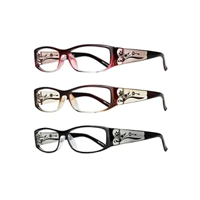 Bild av EYEBOGO Kaylee Snygga Läsglasögon för Kvinnor (3 Pack, 1.50)
