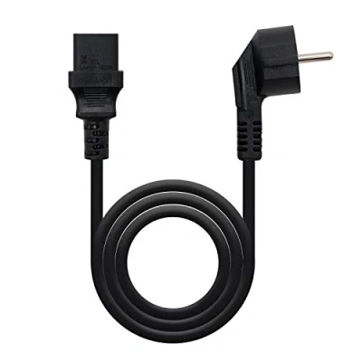Bild av NanoCable 10.22.0103 strömkabel för CPU, CEE7/M C13/H, 100% AWG18 koppar, svart, 3m