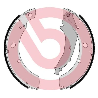 Bild av BREMBO S 85 544 Mâchoires De frein 228 42 avec levier à main SKODA: Rapid Spaceback