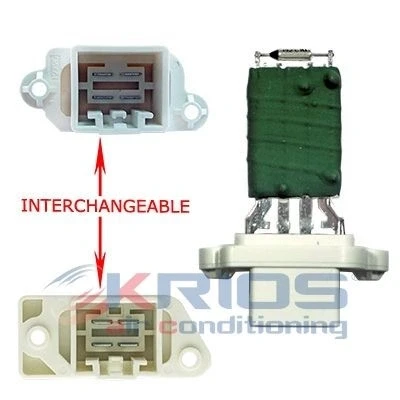 Bild av KRIOS 10.9060 Résistance, pulseur d&#039;air habitacle FORD: FIESTA 6, 5, Fusion Break