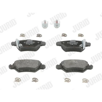 Bild av JURID 573010J Jeu de plaquettes frein avec indicateur d&#039;usure accessoires OPEL: Zafira A, Corsa C 3/5 portes, Astra G CC