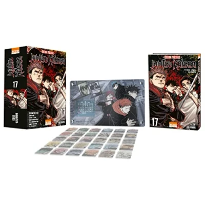 Bild av Jujutsu Kaisen T17 Edition prestige: Coffret avec une jaquette alternative réversible + 1 calendrier support acrylique et 32 charms