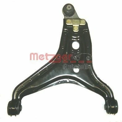 Bild av METZGER 58011801 Bras de suspension avec rotule suspension, support en caoutchouc Essieu avant gauche barre oscillant transversal