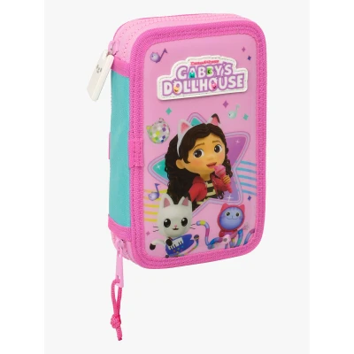 Bild av Gabby&#039;s Dollhouse Dubbelpennfodral, Rosa