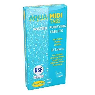 Bild av AB Tools Aqua Midi Tabs 32 vattenrenande tabletter husbil husvagn tank